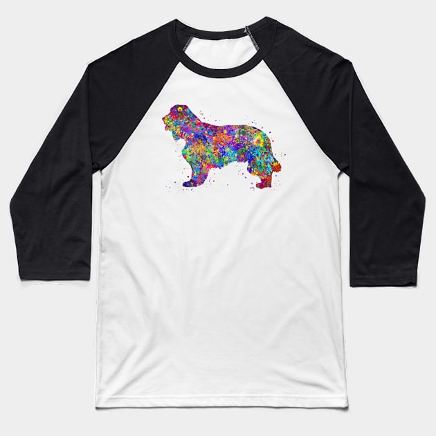 Cocker spaniel dog Baseball T-Shirt by Yahya Art